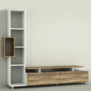 Comodă TV WENDY 2 uși 6 rafturi 160 cm Opțiuni culoare