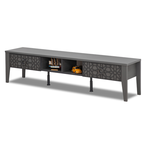 Comodă TV  BADE 2 sertare 2 Rafturi 190 cm - Maroom