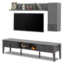 Comodă TV  BADE 2 sertare 2 Rafturi 190 cm - Maroom