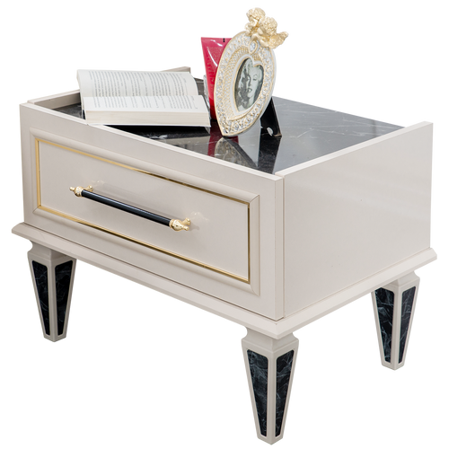 Noptieră VALENCIA 1 sertar 61 x 44 cm - Maroom