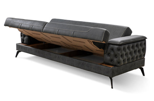 Canapea extensibilă 3 locuri ZEN 233 cm, Opțiuni culoare - Maroom